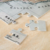 kaart van Halifax Nova Scotia (1890) Legpuzzel (Zijkant)