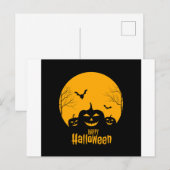 Kaart van halloween (Voorkant / Achterkant)