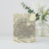  kaart van Hamburg Duitsland (1841) (Staand voorkant)