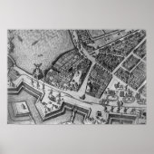 Kaart van Hamburg Poster (Voorkant)