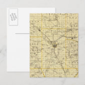 Kaart van Hamilton County (Voorkant / Achterkant)