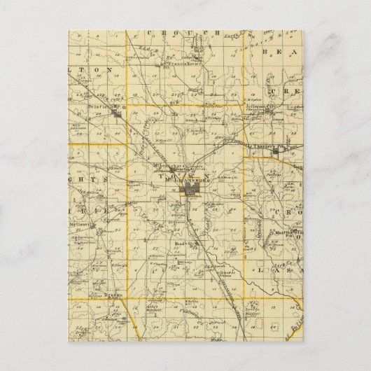 Kaart van Hamilton County (Voorkant)