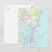  kaart van Hampton Beach NH (1957)