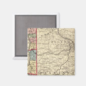 Kaart van Hancock, Brooke, Ohio, de provincies Mar Magneet (Voorkant / Achterkant)