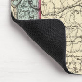 Kaart van Hancock, Brooke, Ohio, de provincies Mar Muismat (Hoek)