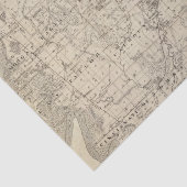 Kaart van Harrison County, staat Iowa Tissuepapier (Detail)