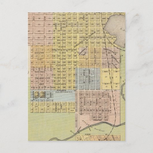 Kaart van Hastings, Dakota County, Minnesota (Voorkant)