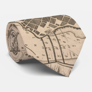  kaart van Havana Cuba (1758) Stropdas