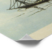  kaart van Havana-Cuba (1851) Poster (Hoek)