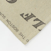  kaart van Havana Cuba (1898) 2 Fleece Deken (Hoek)