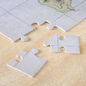  kaart van Hawaï (1883) Legpuzzel (Zijkant)