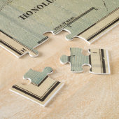  kaart van Hawaï (1901) Legpuzzel (Zijkant)