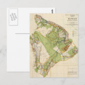  kaart van Hawaï (1906) (Voorkant / Achterkant)