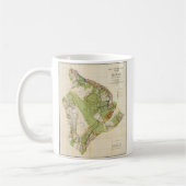  kaart van Hawaï (1906) Koffiemok (Links)