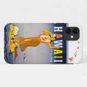  kaart van Hawaï-eilanden in Hawaï Case-Mate iPhone Case (Achterkant (horizontaal))