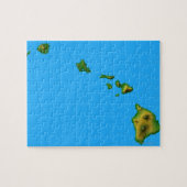 Kaart van Hawaii Legpuzzel (Horizontaal)