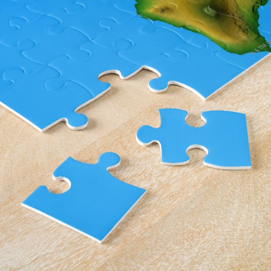 Kaart van Hawaii Legpuzzel (Zijkant)