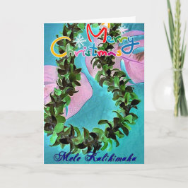 Kaart van Hawaiian kerstlei
