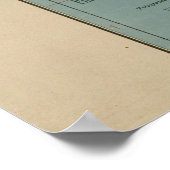  kaart van Helsinki Finland (1916) Poster (Hoek)