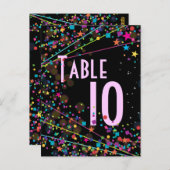 Kaart van het Aantal van de Lijst van de Partij (Voorkant / Achterkant)