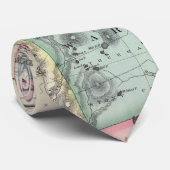 kaart van het Adirondack-gebergte (1879) 2 Stropdas (Opgerold)