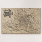 kaart van het Adirondack-gebergte (1880) V.2 Legpuzzel (Horizontaal)