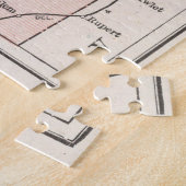 kaart van het Adirondack-gebergte (1901) Legpuzzel (Zijkant)