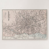 kaart van het Adirondack-gebergte (1901) Legpuzzel (Horizontaal)