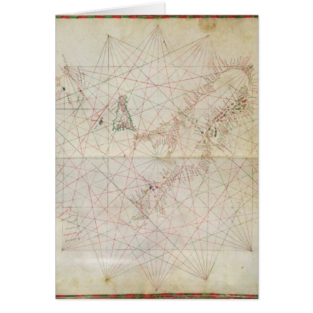 Kaart van het Adriatische Zee (Voorkant)