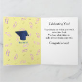 Kaart van het Afrikaanse Amerikaanse Afstudeerder (Binnen)