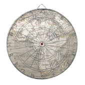 kaart van het Afrikaanse dartboard Dartbord (Voorkant)
