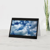 kaart van het Afstuderen "Sky's the Limit" (Voorkant)