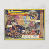  kaart van het Amerikaanse Football uit de jaren v (Voorkant)