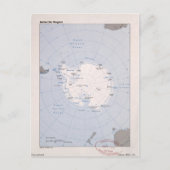 Kaart van het Antarctische Gebied (1982) (Voorkant)