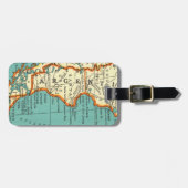  kaart van het Bagagelabel ARGENTINA (Voorkant horizontaal)