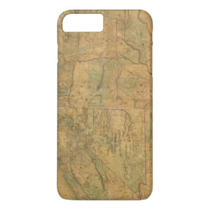 Kaart van het bancroft van de staten in de Stille  Case-Mate iPhone Case