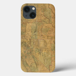 Kaart van het bancroft van de staten in de Stille  iPhone 13 Hoesje