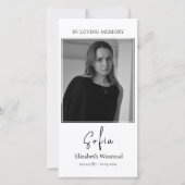 Kaart van het begrafenisgebed, katholieke Kaart (Voorkant)