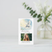 Kaart van het begrafenisgebed van Dove in Sunlight (Staand voorkant)