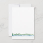 Kaart van het Bergmeer Wedding RSVP (Achterkant)