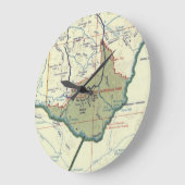  kaart van het Big Bend National Park Grote Klok (Hoek)