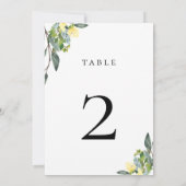 Kaart van het blauwe gele tabelnummer (Achterkant)