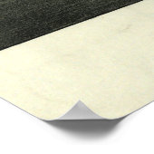  kaart van het Bos Hole Falmouth MA (1887) Poster (Hoek)