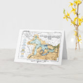 kaart van het Briefkaart van de Grote Meren (Gele Bloem)