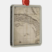 Kaart van het Britse Rijk in Amerika — Blad 14 Metalen Ornament (Rechts)