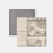 Kaart van het Britse Rijk in Amerika — Blad 16 Magneet (Voorkant / Achterkant)