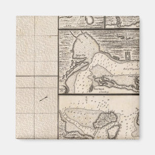 Kaart van het Britse Rijk in Amerika — Blad 16 Magneet