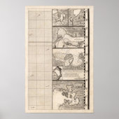 Kaart van het Britse Rijk in Amerika — Blad 16 Poster (Voorkant)