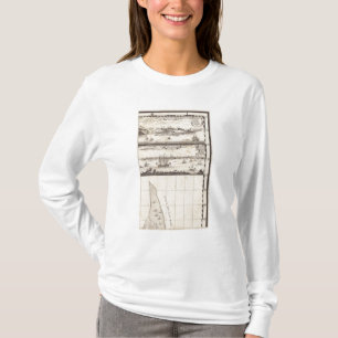 Kaart van het Britse Rijk in Amerika — Blad 4 T-shirt