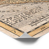  kaart van het Caribisch gebied (1732) Poster (Hoek)